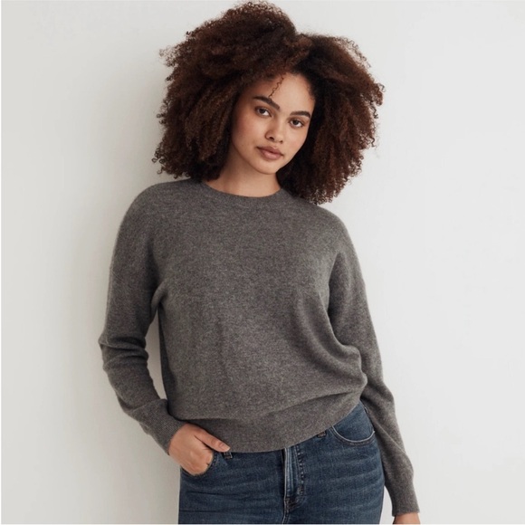 Madewell (Re)sponsible Cashmere Oversized Crewneck Sweater. Sz XS - Picture 1 of 2
